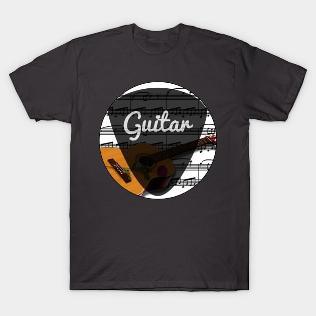 Acoustic Guitar Pick T-Shirt by outrigger